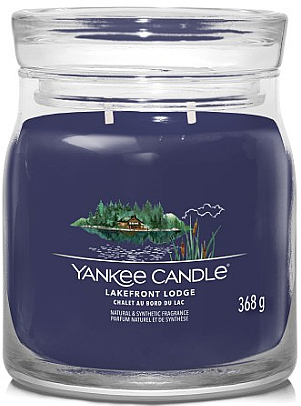 Ароматическая свеча в банке "Lakefront Lodge", 2 фитиля - Yankee Candle Singnature  — фото N1