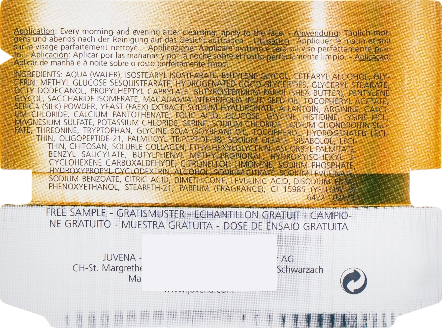 Инновационный антивозрастной крем - Juvena Superior Miracle Cream (пробник) — фото N7