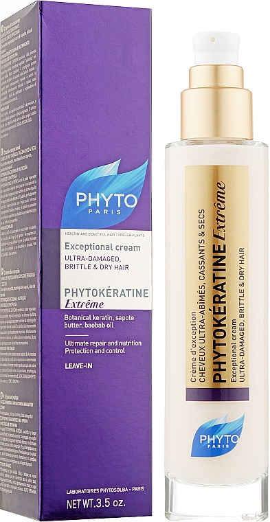 Крем для волос - Phyto Phytokeratine Extreme Exceptional Cream — фото N2