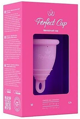 Менструальная чаша, розовая, размер M - Perfect Cup  — фото N1