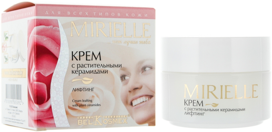 Крем для лица с растительными керамидами лифтинг - BelKosmex Mirielle Cream