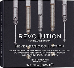 Набор - Revolution Skincare Starter Pack Never Basic (ser/3x5ml) — фото N1