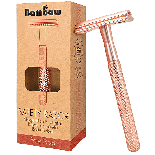 Бритва зі змінним лезом, рожева - Bambaw Safety Razor — фото N1