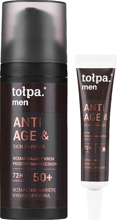 Набір - Tolpa Men Anti Age & Skin Barrier 2024 Set (f/cr/50ml + eye/cr/10ml) — фото N2