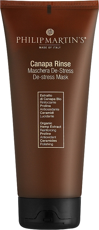 Маска-антистрес для волосся - Philip Martin's Canapa Rinse De-Stress Mask (туба) — фото N1