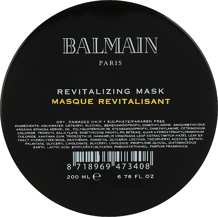 Восстанавливающая увлажняющая маска для волос - Balmain Paris Hair Couture Revitalizing Mask — фото N2
