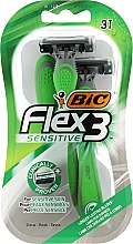 Парфумерія, косметика Чоловічий станок для гоління - Bic Flex 3 Sensitive