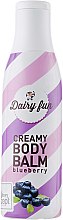 Парфумерія, косметика Бальзам для тіла "Чорниця" - Delia Dairy Fun Creamy Body Balm Blueberry