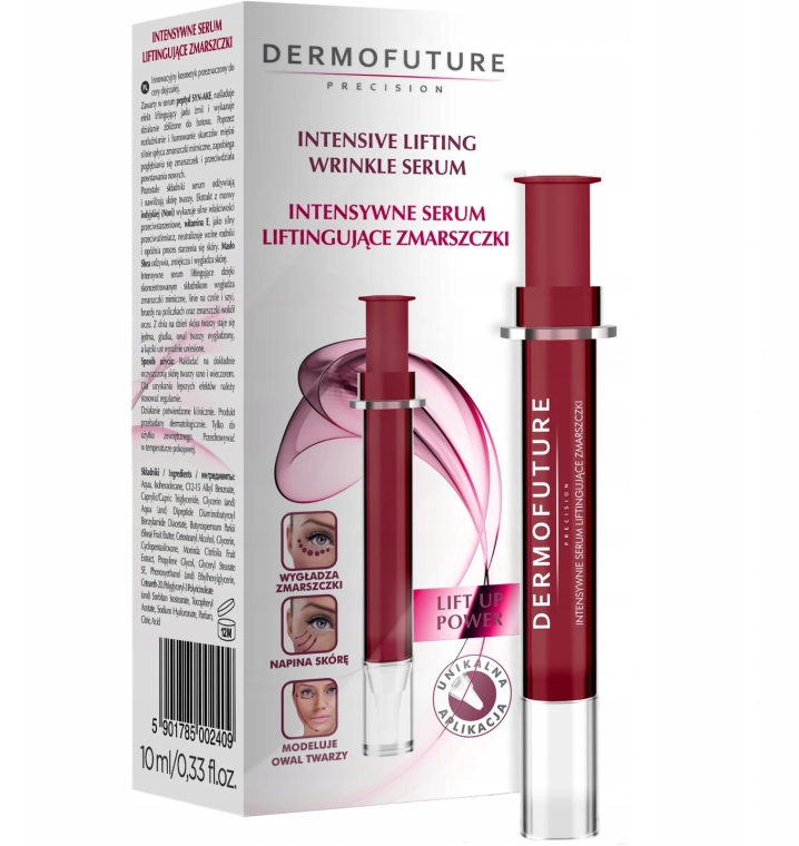 Інтенсивна сироватка з ефектом ліфтингу проти зморшок - Dermo Future Intensive Lifting Wrinkle Serum Botox Power — фото N2