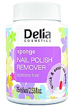 Парфумерія, косметика Рідина для зняття лаку губкою - Delia Sponge Nail Polish Remover Acetone Free