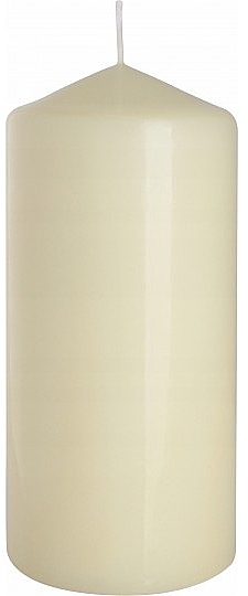 Свеча цилиндрическая 70x150 мм, экрю - Bispol — фото N1