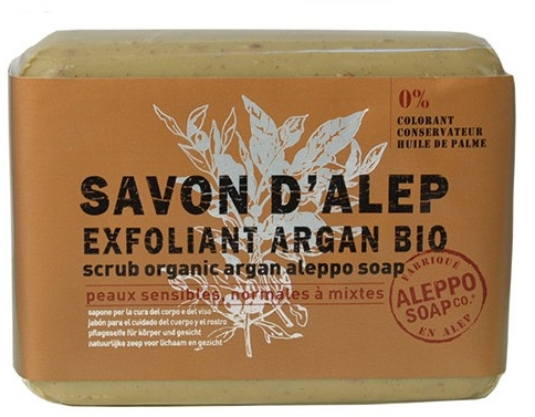 Мило-скраб для тіла з органічною аргановою олією - Tade Aleppo Body Scrub Soap With Organic Argan Oil — фото N1
