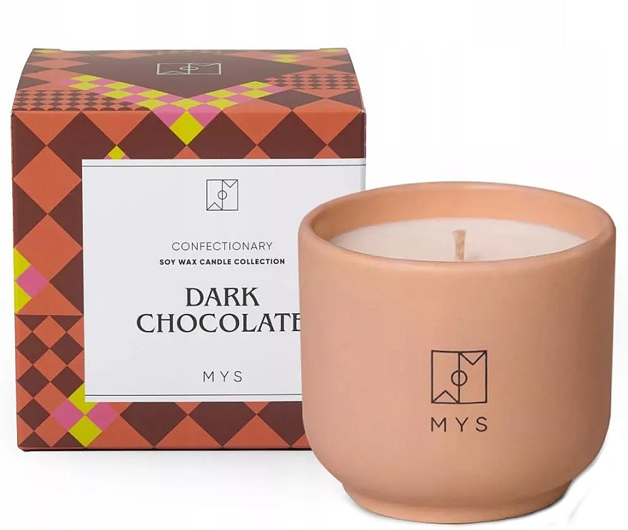 Соевая свеча "Черный шоколад" - Mys Dark Chocolate Candle — фото N1