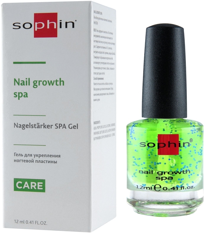 Гель для зміцнення нігтьової пластини - Sophin Nail Growth Spa — фото N1