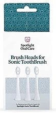 Парфумерія, косметика Змінні насадки для електричної зубної щітки, білі - Spotlight Oral Care Sonic Head Replacements In White