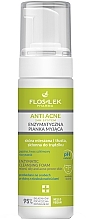 Очищувальна пінка для комбінованої та жирної шкіри обличчя - Floslek Anti Acne 24H System Enzymatic Cleansing Foam — фото N1