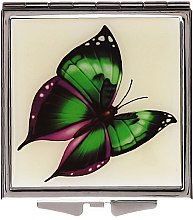 Зеркальце косметическое, "Бабочки" 85420, зелено-фиолетовое - Top Choice — фото N3