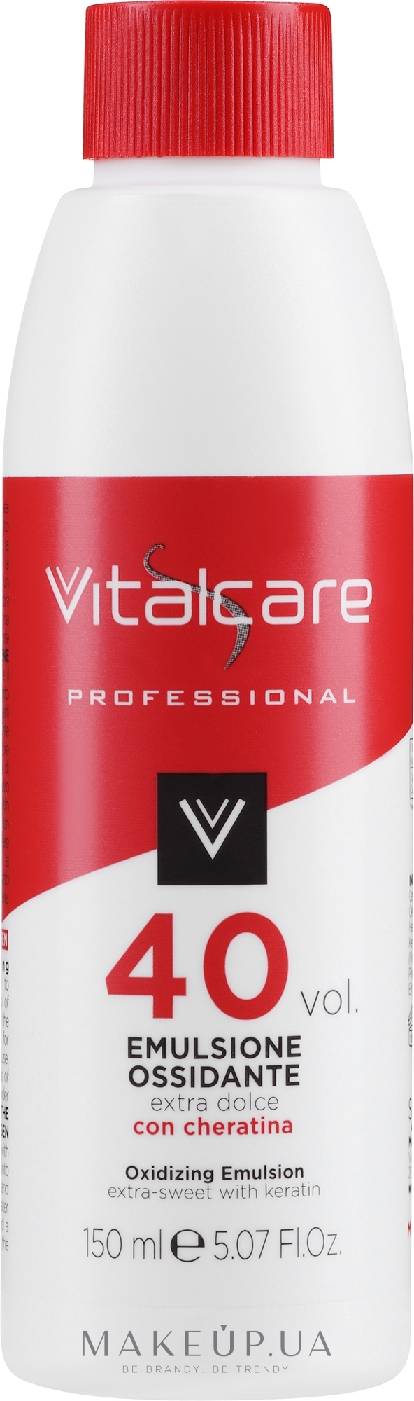 Окислитель 12 % - Vitalcare Professional Oxydant Emulsion 40 Vol — фото 150ml
