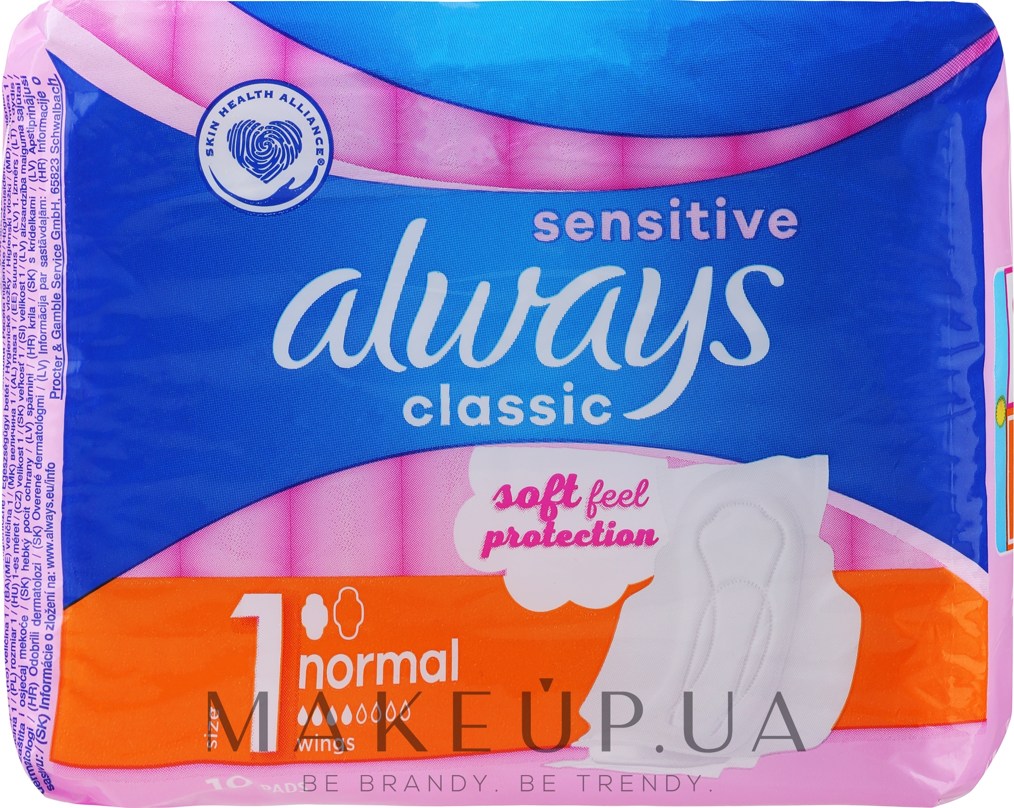 Гигиенические прокладки, 10шт - Always Classic Sensitive Normal — фото 10шт