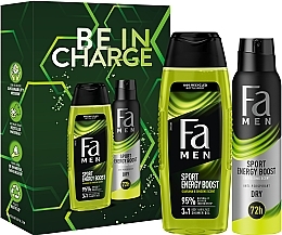 Набір "Energy Boost. Be In Charge" - Fa Men (sh/gel/250ml + deo/150ml) — фото N1