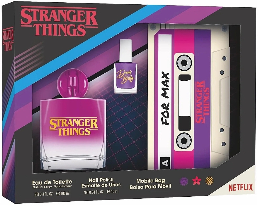 Air-Val International Netflix Stranger Things - Набір (edt/100ml + n/polish/10ml + bag) — фото N1