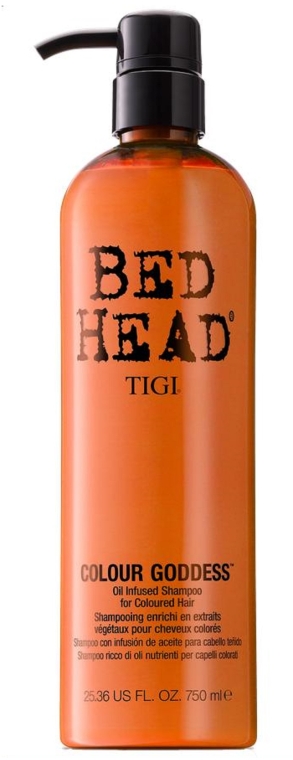 Усиливающий цвет шампунь - Tigi Bed Head Colour Goddess Oil Infused Shampoo — фото N5