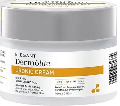 Зволожувальний крем для обличчя для сухої шкіри - Dermolite Uronic Cream — фото N1