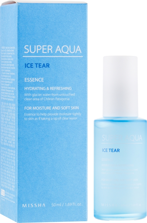 Інтенсивно зволожувальна есенція для обличчя - Missha Super Aqua Ice Tear Essence — фото N1