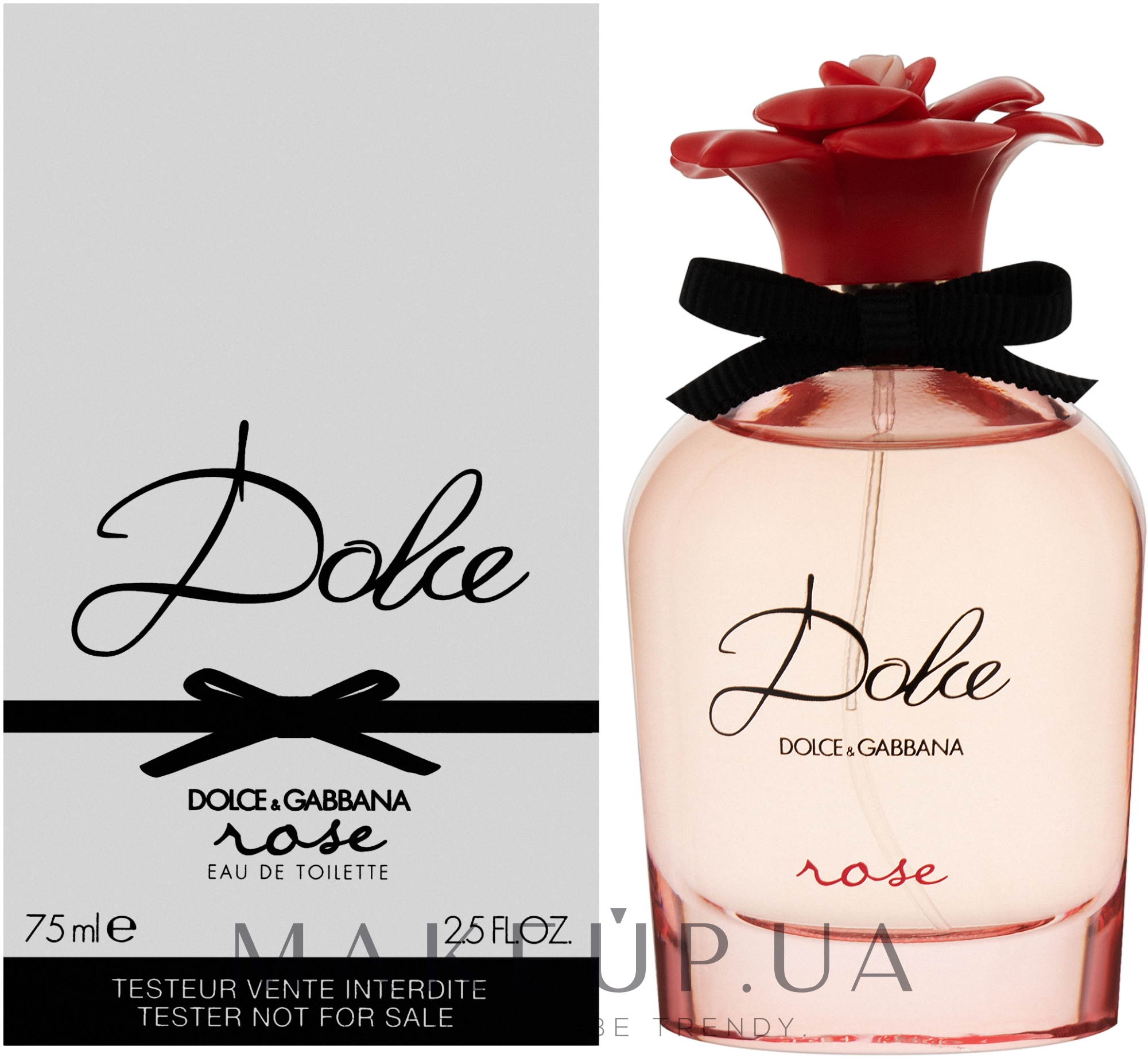 Dolce & Gabbana Dolce Rose - Туалетная вода (тестер с крышечкой) — фото 75ml