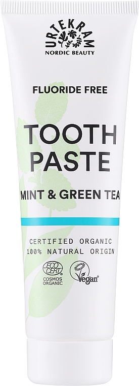 Зубна паста - Urtekram Cosmos Organic Mint and Green Tea Toothpaste