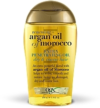 Парфумерія, косметика Арганієва олія "Марокко" для глибокого відновлення волосся - OGX Moroccan Argan Oil Extra Penetrating Oil