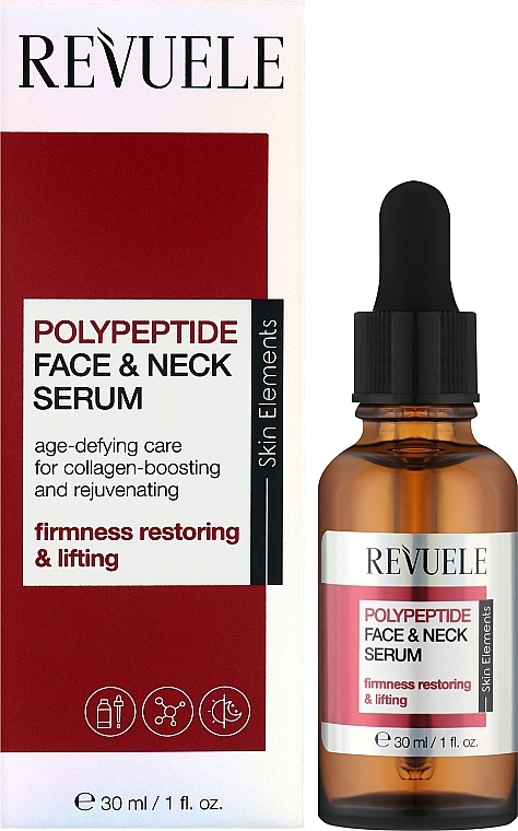 Сироватка для обличчя та шиї з пептидами - Revuele Polypeptide Face & Neck Serum — фото N2