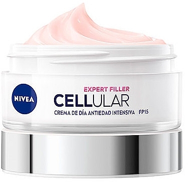 Інтенсивний омолоджувальний крем для обличчя SPF15 - NIVEA Expert Filler Cellular Intensive Anti-Aging Day Cream SPF15 — фото N2