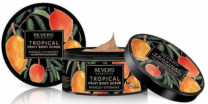 Крупнозернистый скраб для тела с экстрактом манго - Revers Tropical Fruit Body Scrub — фото N1