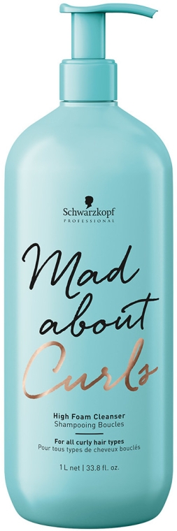 Безсульфатний шампунь для кучерявого волосся - Schwarzkopf Professional Mad About Curls High Foam Cleanser Shampoo — фото N2
