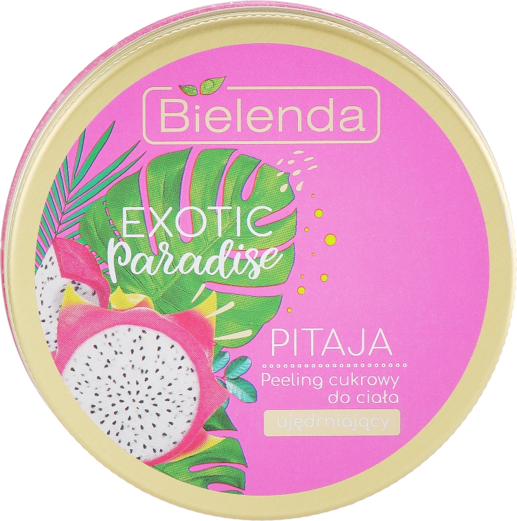 Цукровий скраб для тіла зміцнювальний "Пітайя" - Bielenda Exotic Paradise Firming Body Scrub Pitaja — фото N1