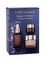 Духи, Парфюмерия, косметика Набор - Estee Lauder Repair + Renew For Radiant Looking Skin (f/comp/30ml + eye/comp/5ml + cr/15ml)