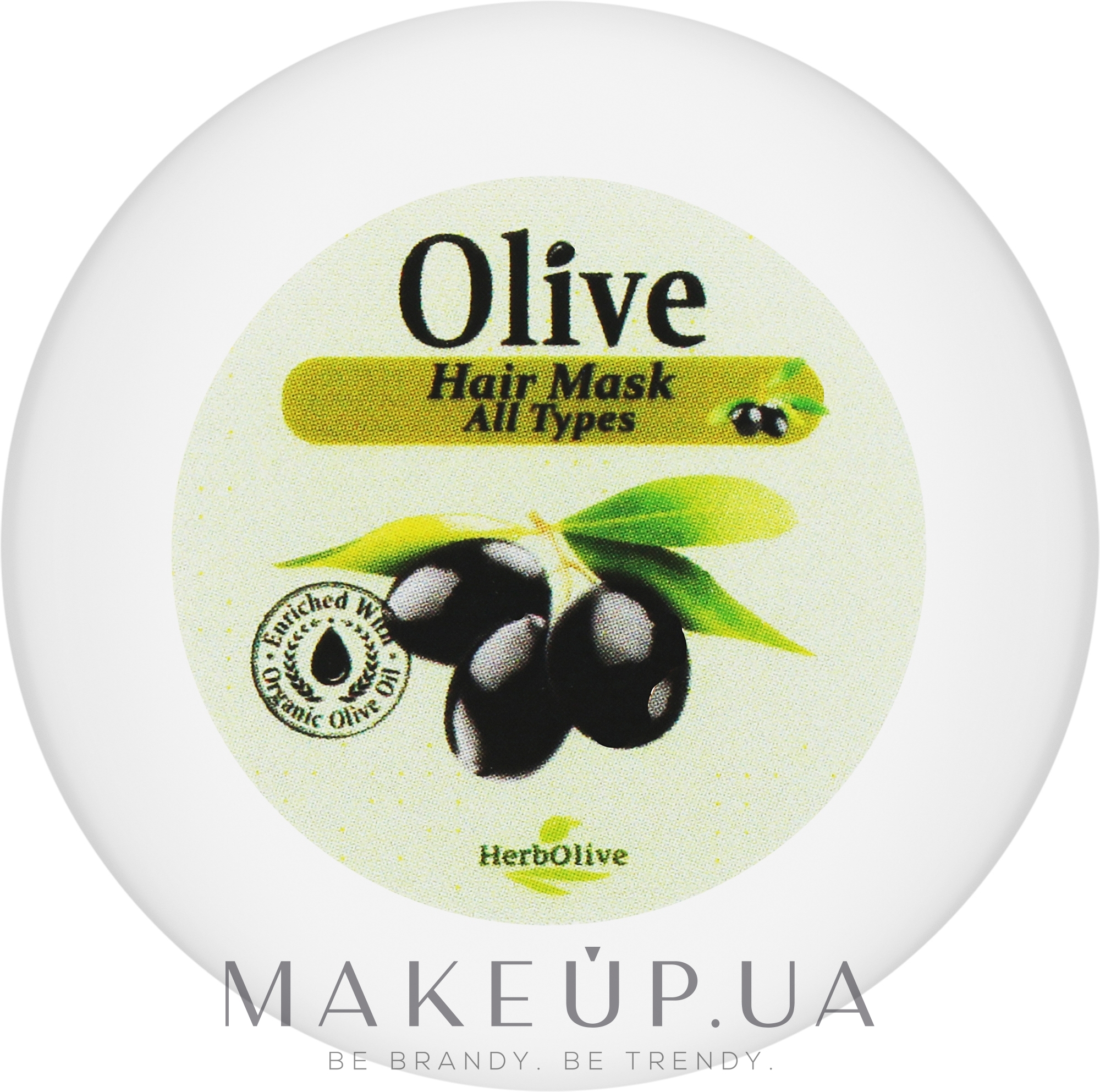 Маска для волосся з олією оливи - Madis HerbOlive Olive Oil Hair Mask All Hair Types (міні) — фото 20ml
