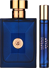 Versace Dylan Blue Pour Homme Set - Набір (edp/100ml + edt/mini/10ml + bag/1pc) — фото N2