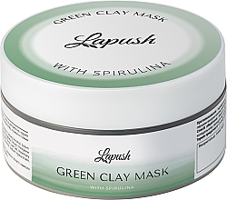 Парфумерія, косметика Глиняна маска для обличчя із зеленою глиною і спіруліною - Lapush Green Power Clay Mask