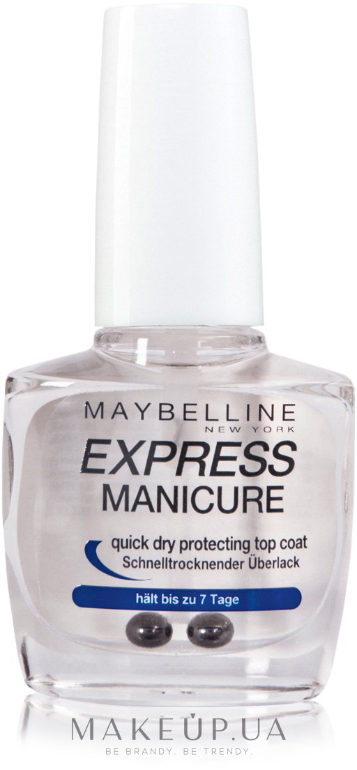 Верхнє покриття, швидке висихання - Maybelline New York Express Manicure  Quick Dry Protecting Top Coat: купити за найкращою ціною в Україні