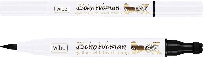 Подводка для глаз со штампом - Wibo Boho Woman Eyeliner with Heart Stamp — фото N1