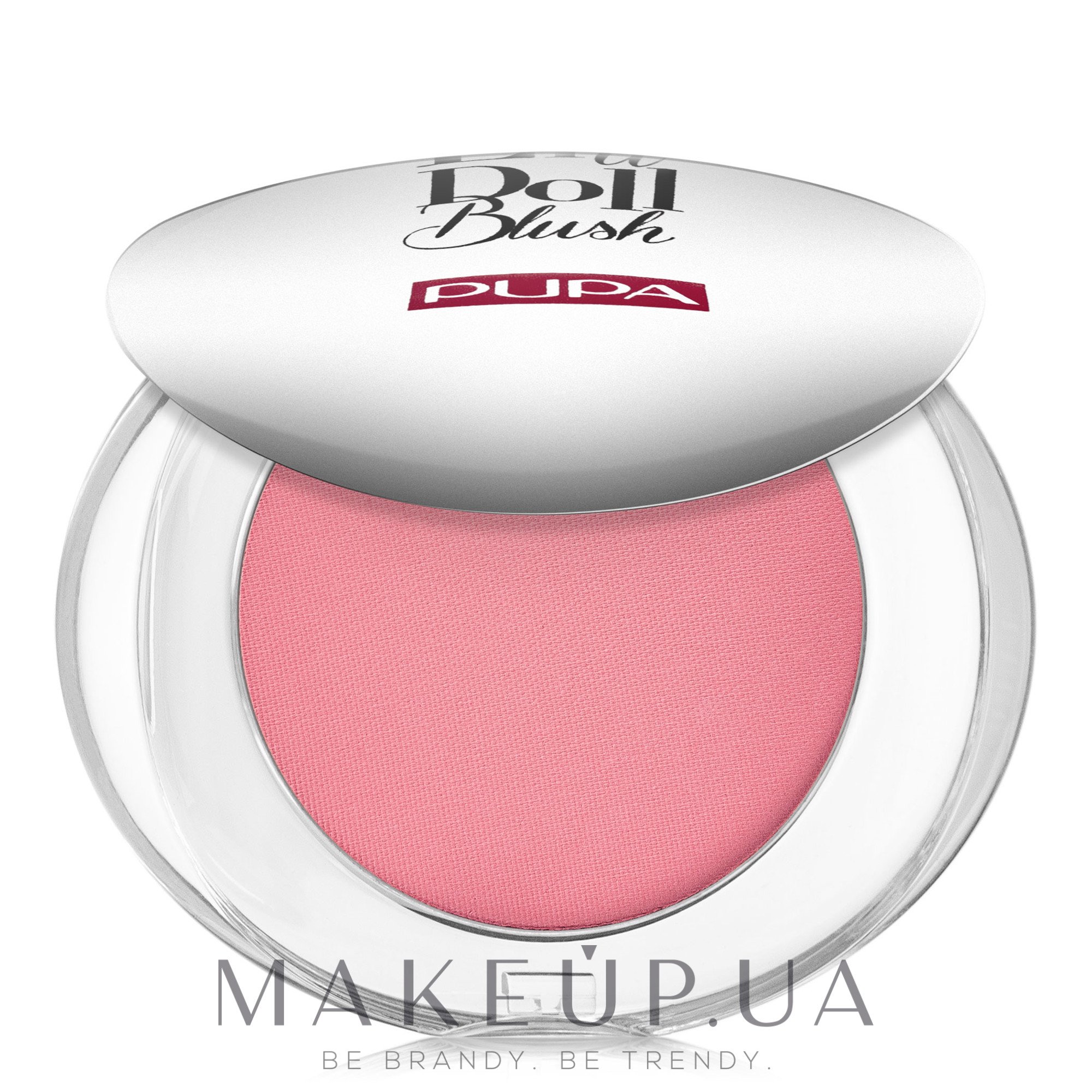 Компактные румяна с матовым эффектом - Pupa Like a Doll Blush — фото 104 - Bright Rose