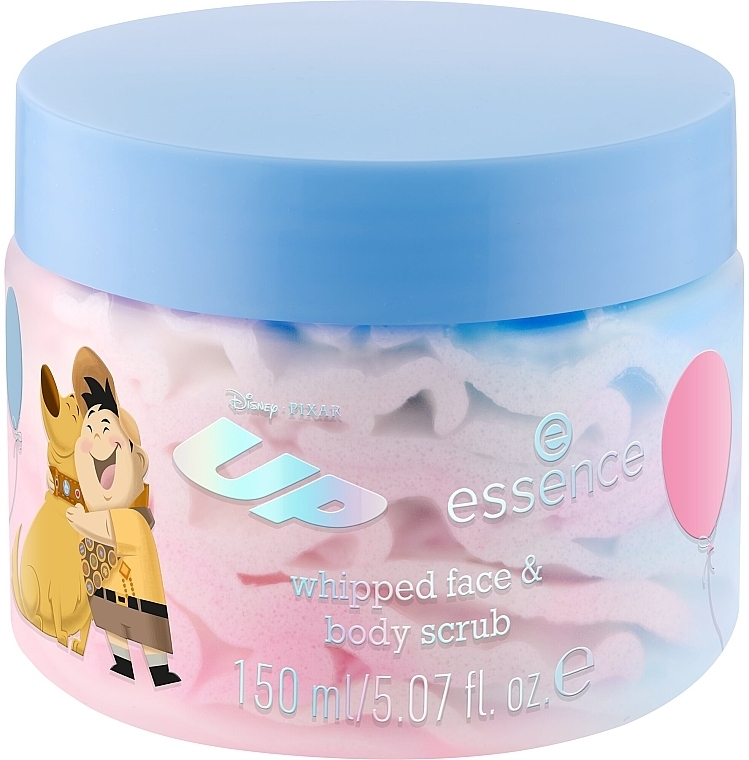 Скраб для обличчя й тіла - Essence Disney Pixar Up Whipped Face & Body Scrub — фото N1