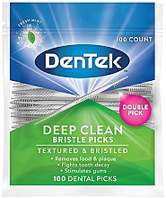 Парфумерія, косметика Зубочистки «Глибоке очищення», 100 шт. - DenTek Deep Clean Bristle Picks