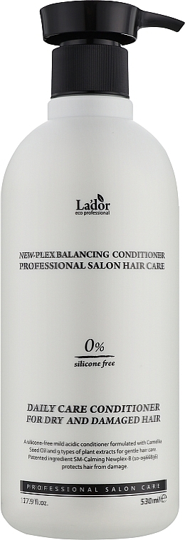 Безсиліконовий заспокійливий кондиціонер - La'dor New-Plex Balancing Conditioner — фото N1