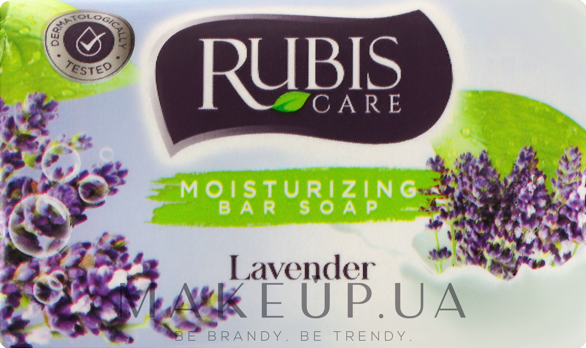 Мило "Лаванда" у паперовій упаковці - Rubis Care Lavender Moisturizing Bar Soap — фото 60g