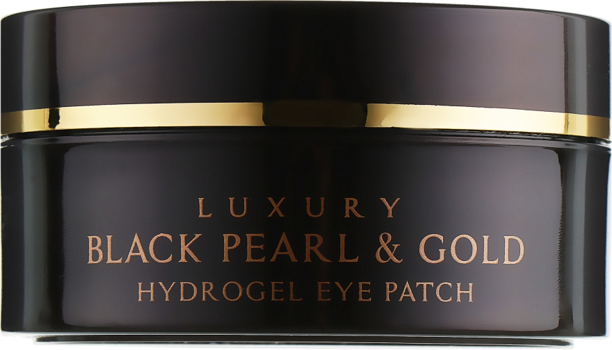 Гидрогелевые патчи под глаза - Esfolio Re:ofe Luxury Black Pearl & Gold Hydrogel Eye Patch — фото N2