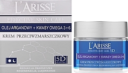 Парфумерія, косметика Крем проти зморшок 65+ - Ava Laboratorium L'Arisse 5D Anti-Wrinkle Cream Agran Oil & Omega 3+6