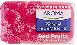 Духи, Парфюмерия, косметика Туалетное мыло "Красные фрукты" - Aroma Natural Elements Toilet Soap Red Fruits